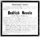 Bedrich Nevole - Obituary in 'Denni Hlasatel' newspaper