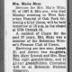 Obituary for Marie Mraz (Aged 82)